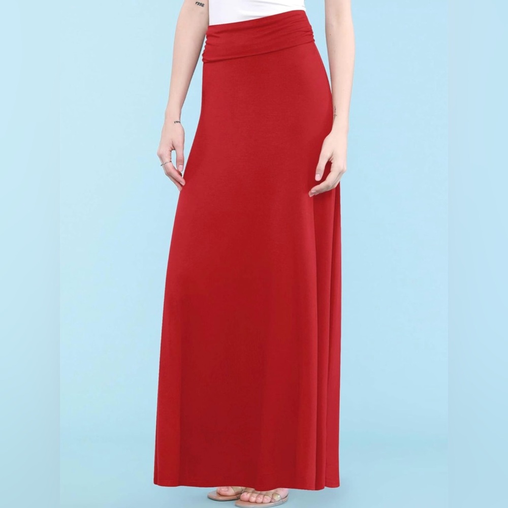 Women's Solid Basic Lightweight Floor Length Flar… - image 4